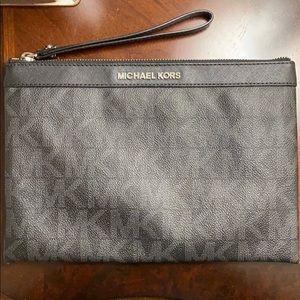 MK Black Wristlet / Clutch